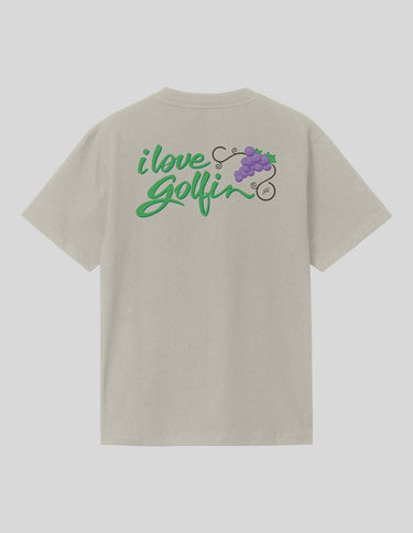 I Love Golfin' T-Shirt Greater Half Off White S